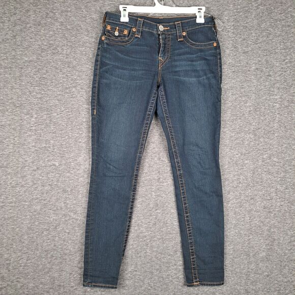 True Religion Jeans Leggings Womens Skinny Size 29 30x28.5 - Picture 1 of 16
